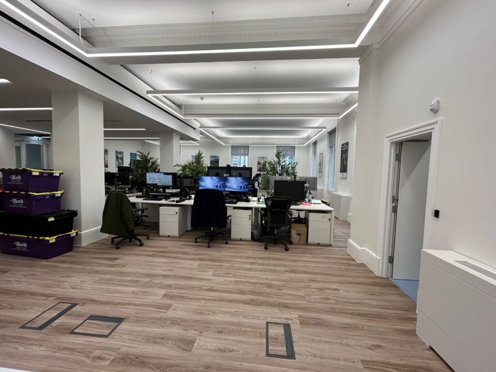 Recent project by Elite Electrical Contracting, based in Cheam, London, showcasing commercial electrical work.